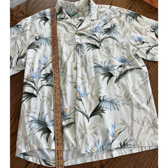Vtg Paradise Found Short Sleeve Button Up Hawaiian Shirt Made In US-Large - Picture 4 of 6